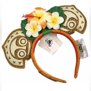 Disney Loungefly 50th Anniversary Polynesian Resort Poly Tiki Maui Ears Headband
